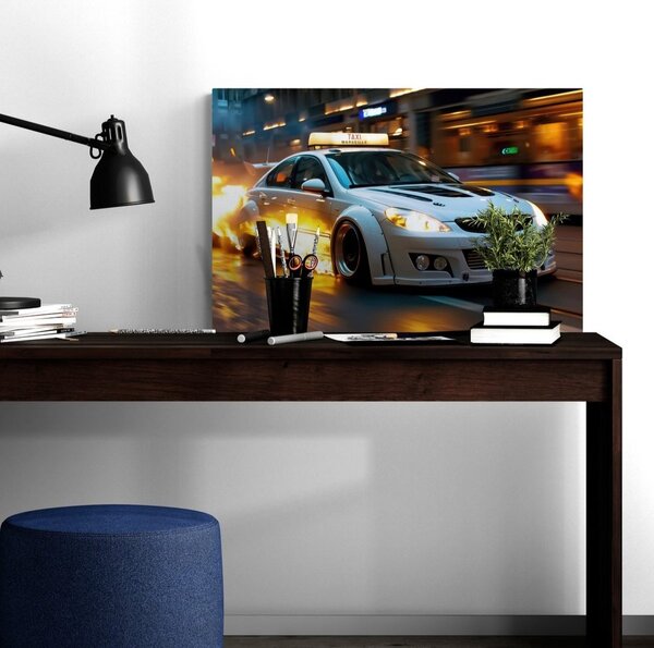 Tablou Taxi Peugeot