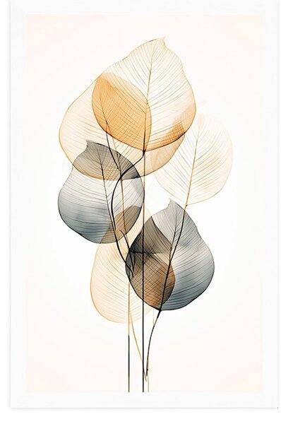 Poster frunze abstracte No2