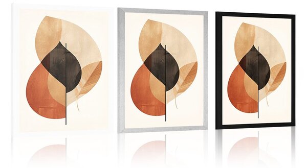 Poster frunze abstracte No3