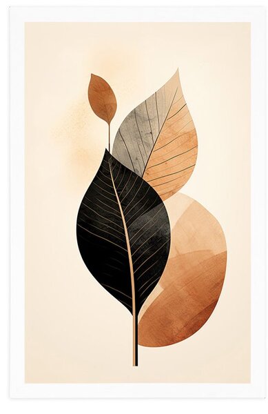 Poster frunze abstracte No4