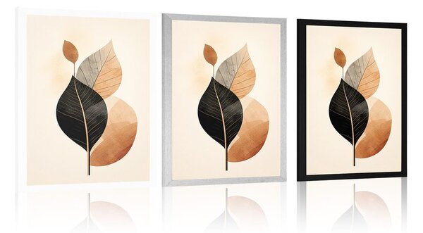 Poster frunze abstracte No4