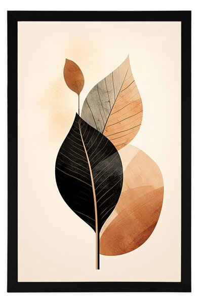 Poster frunze abstracte No4