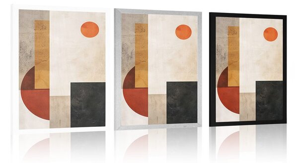 Poster japandi în design modern
