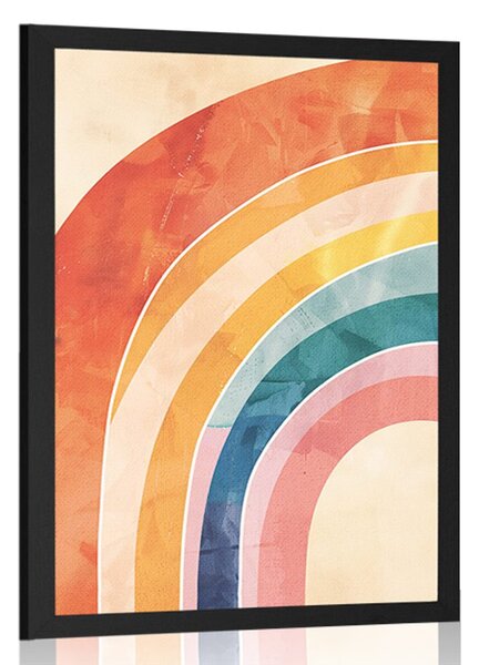 Poster curcubeu Peach Fuzz