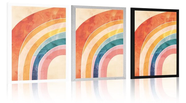 Poster curcubeu Peach Fuzz