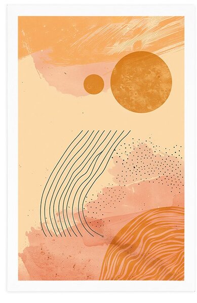 Poster modele moderne peach Fuzz