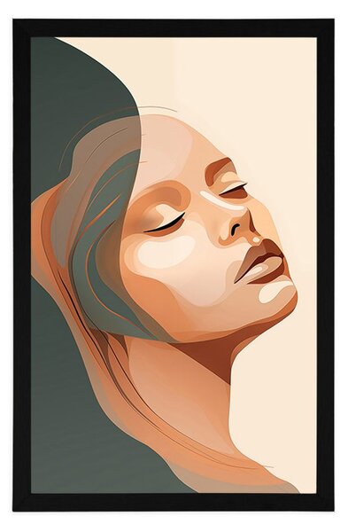 Poster frumusețea femeii Peach Fuzz