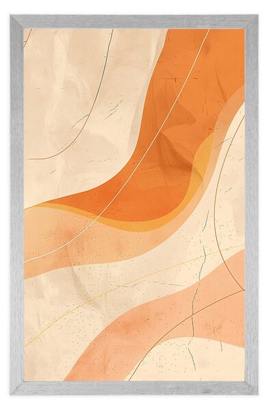 Poster linii de artă Peach Fuzz