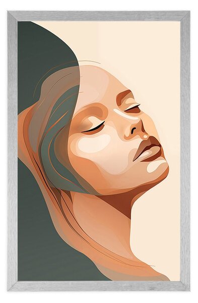 Poster frumusețea femeii Peach Fuzz