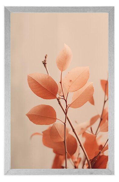 Poster crenguțe frunzelor Peach Fuzz