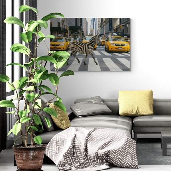 Tablou zebra în New York