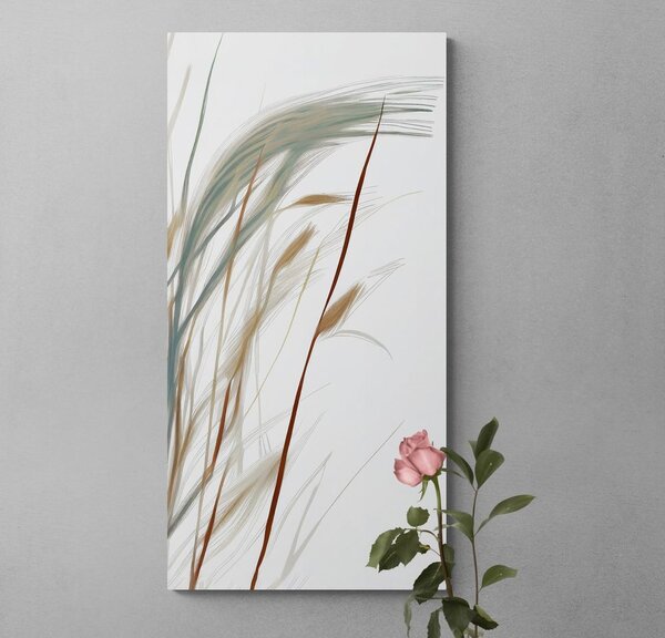 Tablou fire de iarbă cu atingere de minimalism