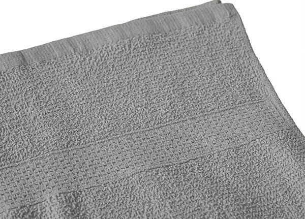 Prosop BASIC ONE 50 x 90 cm gri deschis, 100% bumbac