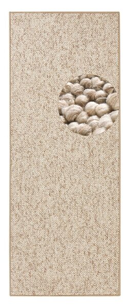 Covor tip traversă maro deschis 80x200 cm Wolly – BT Carpet