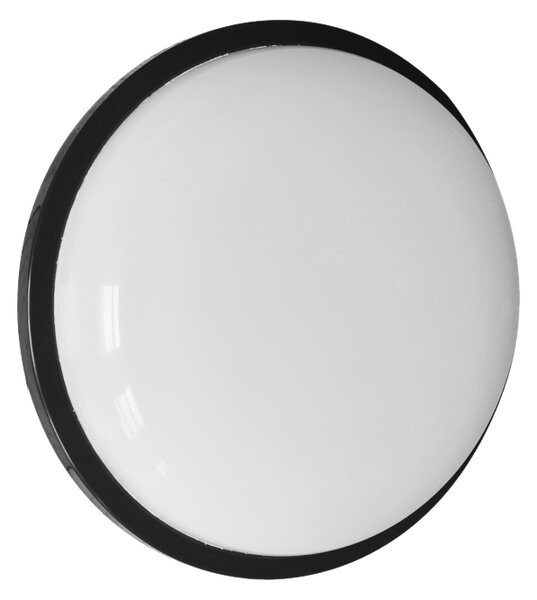 Plafonieră LED neagră TOR-202C - IP65 - 20W - alb neutru