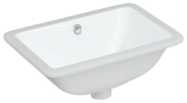 Chiuvetă de baie albă 41,5x26x18,5 cm, ovală, ceramică