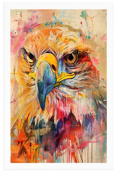Poster vulture cu imitația picturii