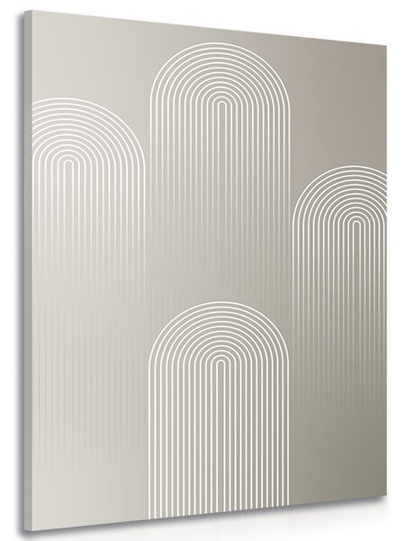 Tablou curcubeu elegant Mid-Century