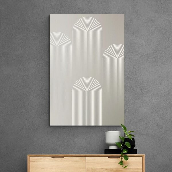 Tablou curcubeu elegant Mid-Century
