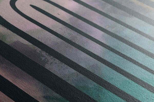 Tablou curcubeu street art Mid-Century