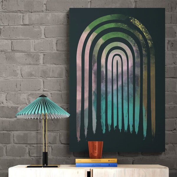 Tablou curcubeu street art Mid-Century