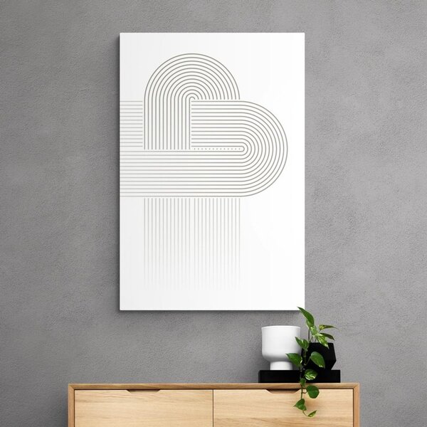 Tablou curcubeie conectate Mid-Century