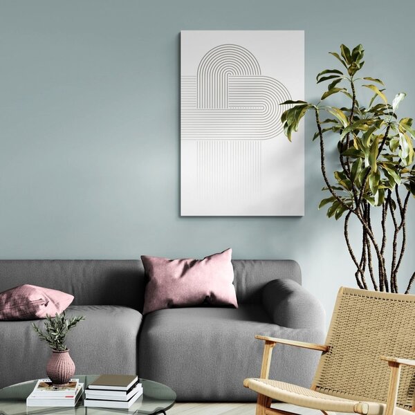 Tablou curcubeie conectate Mid-Century
