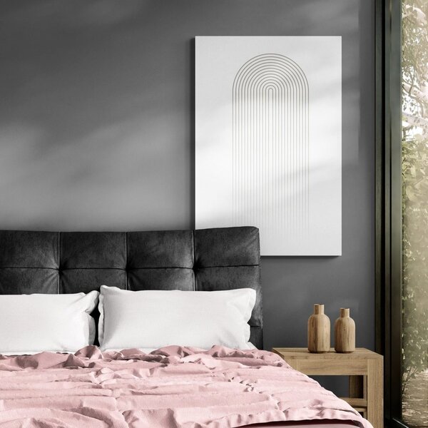 Tablou curcubeu minimalist Mid-Century