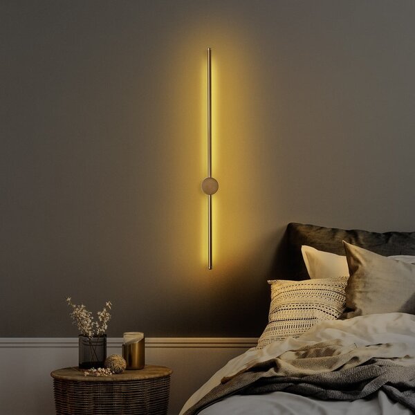 Aplică de perete aurie LED Sword – Opviq lights
