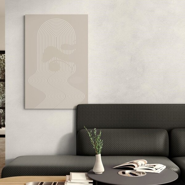 Tablou model unic de curcubeu Mid-Century