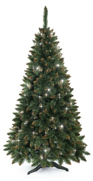 Aga Pom de Crăciun Pin 180 cm Crystal auriu
