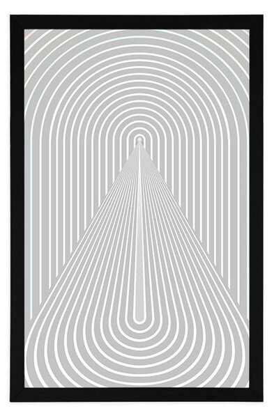 Poster perspectiva curcubeului Mid-Century