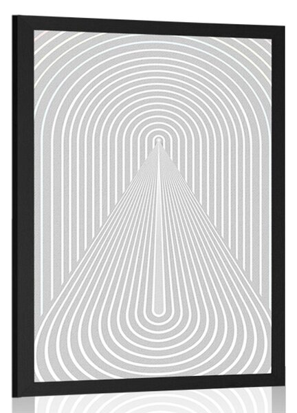 Poster perspectiva curcubeului Mid-Century