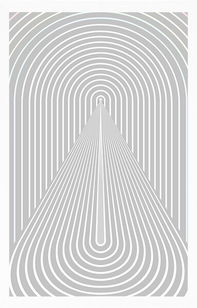 Poster perspectiva curcubeului Mid-Century