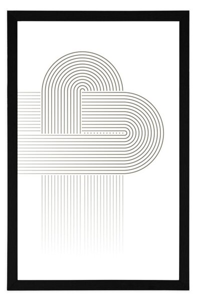 Poster curcubeie conectate Mid-Century