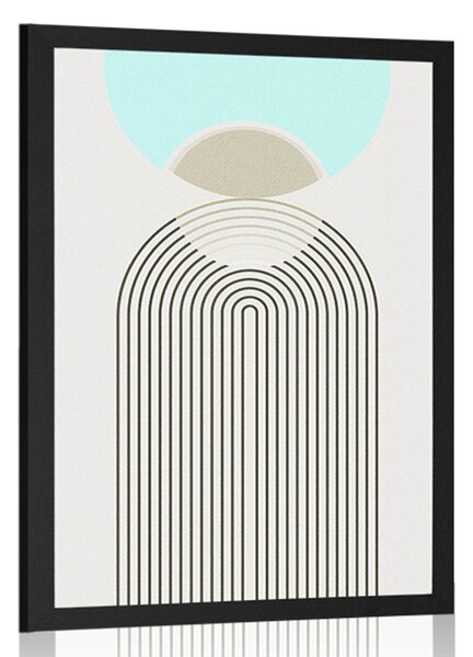Poster curcubeul viitorului Mid-Century