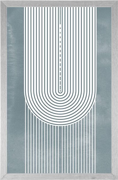 Poster curcubeu boho Mid-Century