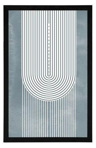 Poster curcubeu boho Mid-Century
