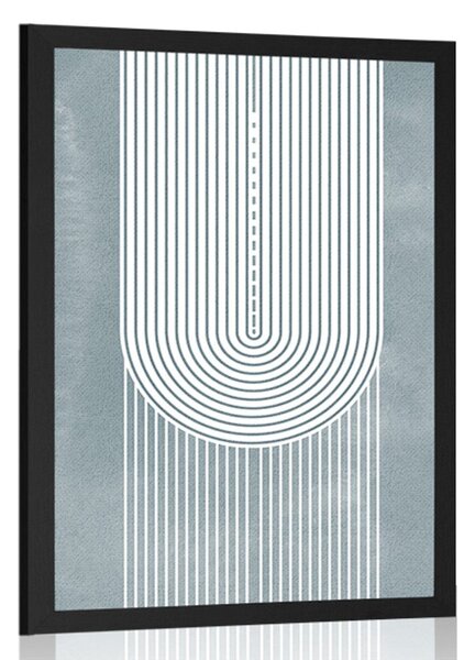 Poster curcubeu boho Mid-Century