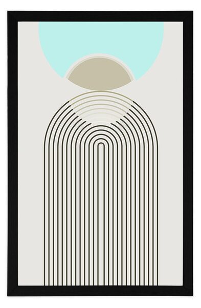 Poster curcubeul viitorului Mid-Century