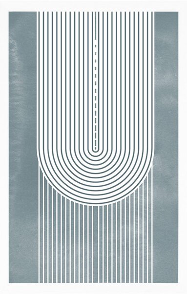 Poster curcubeu boho Mid-Century
