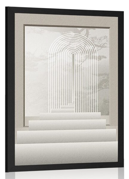 Poster scări către paradis Mid-Century
