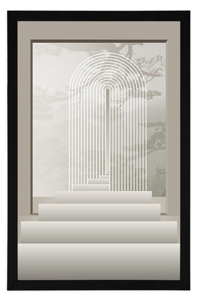 Poster scări către paradis Mid-Century