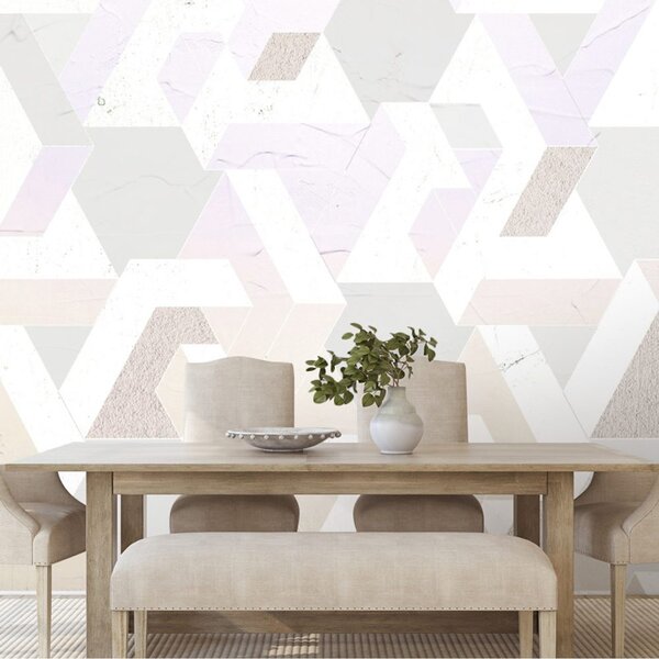 Tapet modele de puzzle pastelate