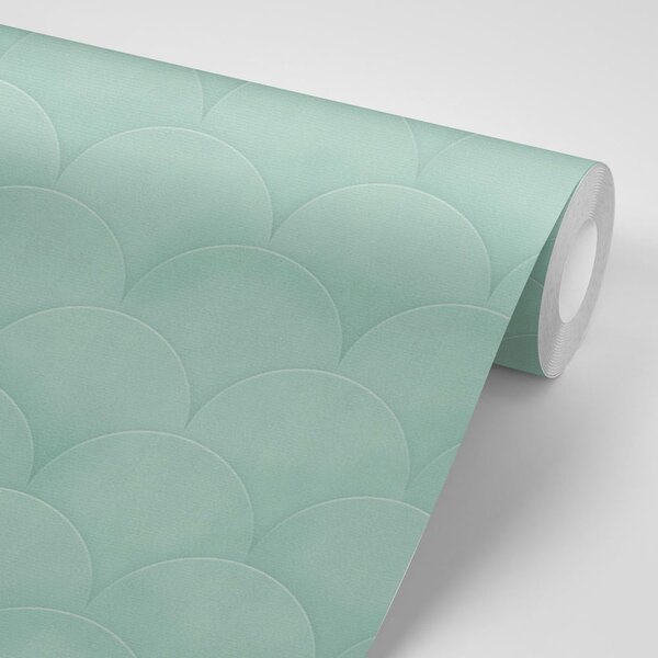 Tapet arc verde modern