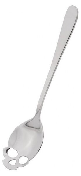 Lingurita in forma de craniu pentru zahar, inghetata, bomboane, SILVER, MyStyle®