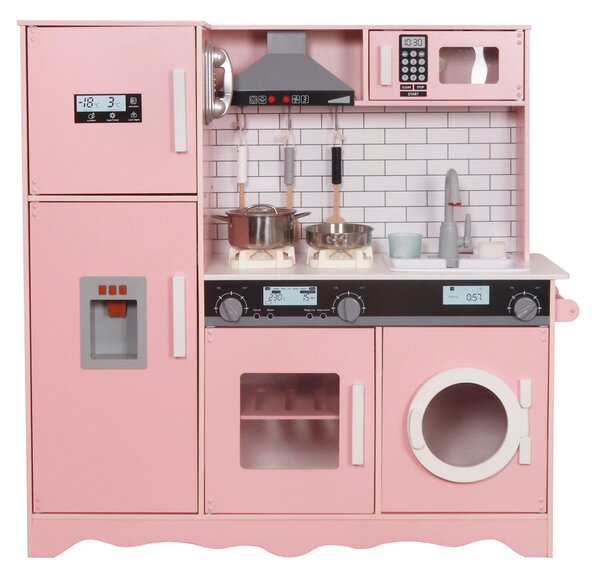 Aga4Kids Bucătărie din lemn pentru copii MR6160 Roz