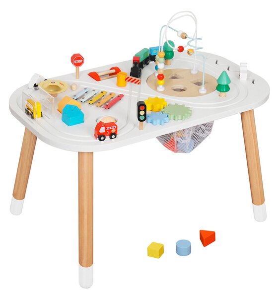 Aga4Kids Masă Montessori pentru copii cu activități și cale ferată 2DZ249 - 2.CALITATE