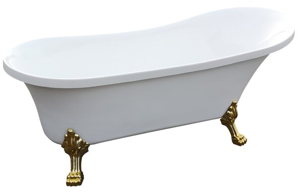 Cada freestanding Bella* BSM-404 1500 x 750 x 750 mm, picioare aurii