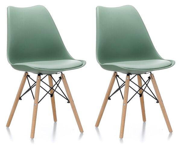 Aga 2x Scaun de masă MR2035 Verde
